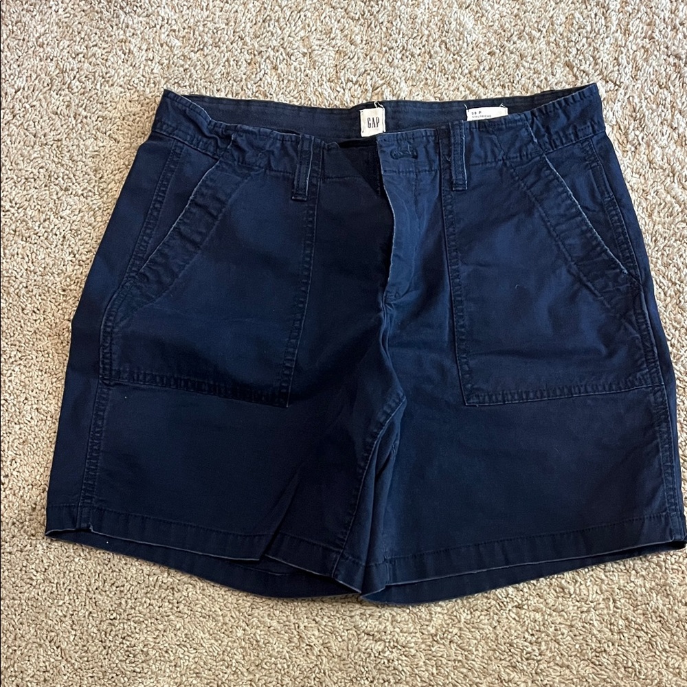 GAP Women's Dark Blue Casual Shorts